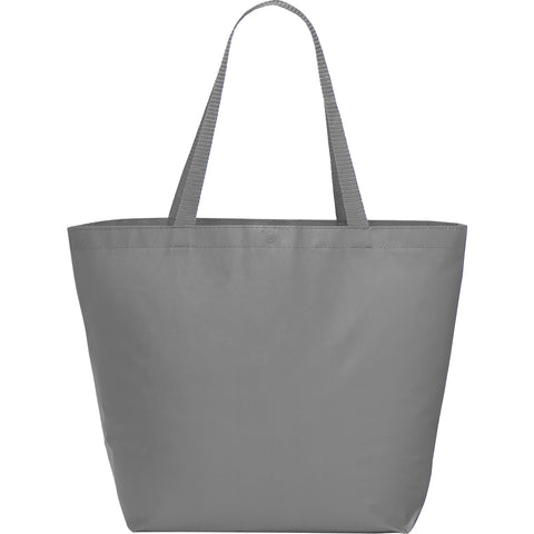 Laminated Shopper Tote with Snap Closure