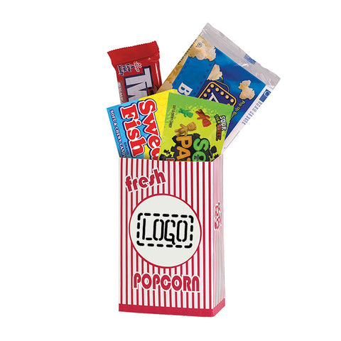 Striped Movie Snack Box